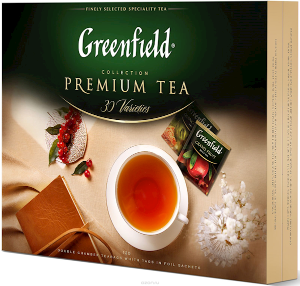 Greenfield assorted tea Premium Tea Collection 96 count