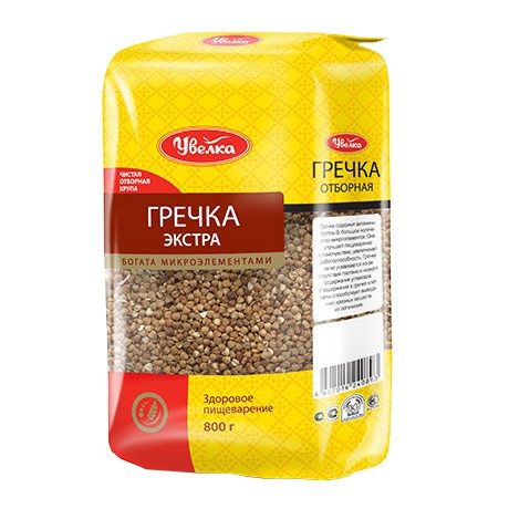 Buckwheat Groats Extra, 1.76 lb/ 800 g (Uvelka)