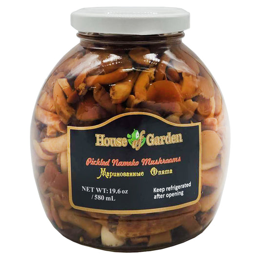 Pickled Mushrooms Opyata | Nameko, House of Garden, 580ml/ 19.6oz
