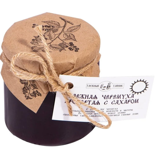 Taiga Bird Cherry Grated with Sugar, Taiga Cache, 240g/ 8.47oz