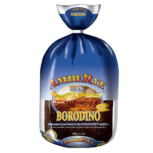Russian Rye Bread Borodino, Amberye,  24.7oz