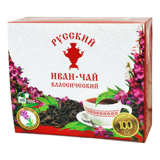 Russian Fireweed Ivan-tea Classic, 100 tea bags, 150g