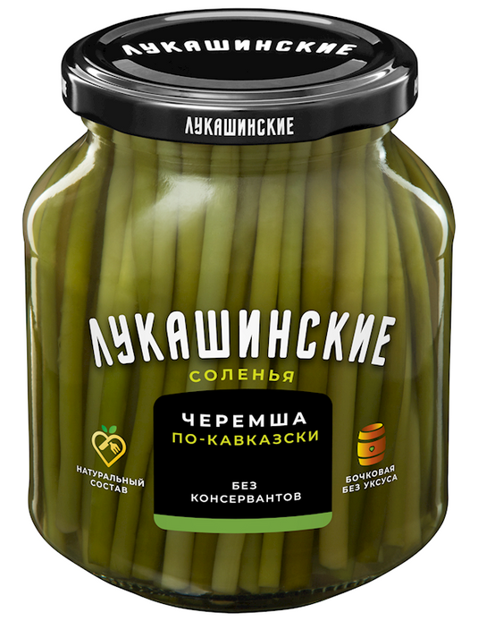 Salted Ramson "Lukashinskie" Caucasian style