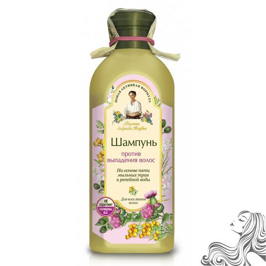 Shampoo-Infusion Preventing Hair Loss, Grandma Agafya'a Recipes, 350 ml/ 11.83 oz