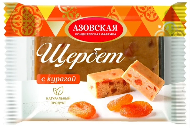Sherbet Azovskaya with apricot 200 g