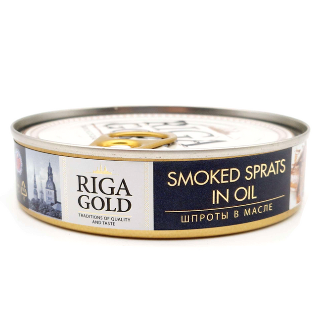 Big Sprats in Oil &quot;Riga Gold&quot; 160gr