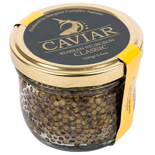 Premium Black Sturgeon Caviar, 100g