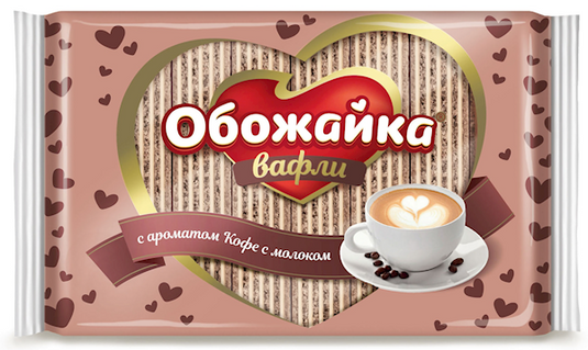 Wafers "Obozhayka" with Coffee &amp; Milk Flavor