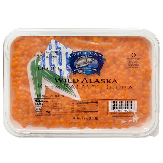 Икра дикого аляскинского лосося Кета Ikura K, 500г