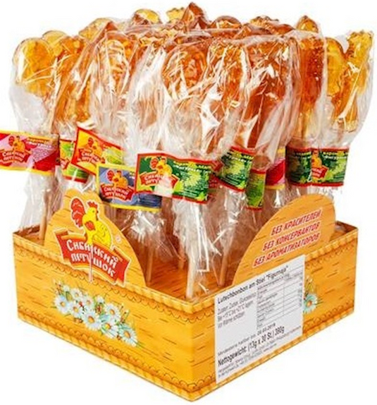 Lollipop Sibirskii Petushok mix 24 g