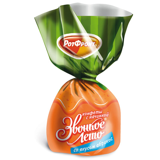 Jelly Candies Zvonkoe Leto Apricot, Rot Front, 226g/ 0.5lb