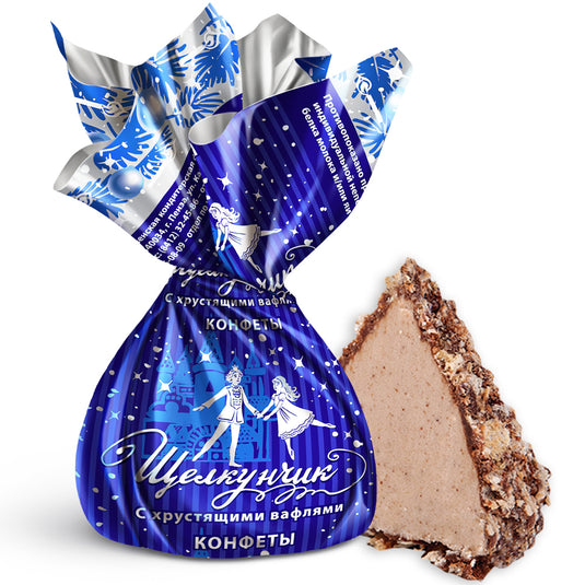 Chocolate Candy Pine Nut & Waffle Sprinkles, Nutcracker, Penza KF, 226g/ 0.5lb