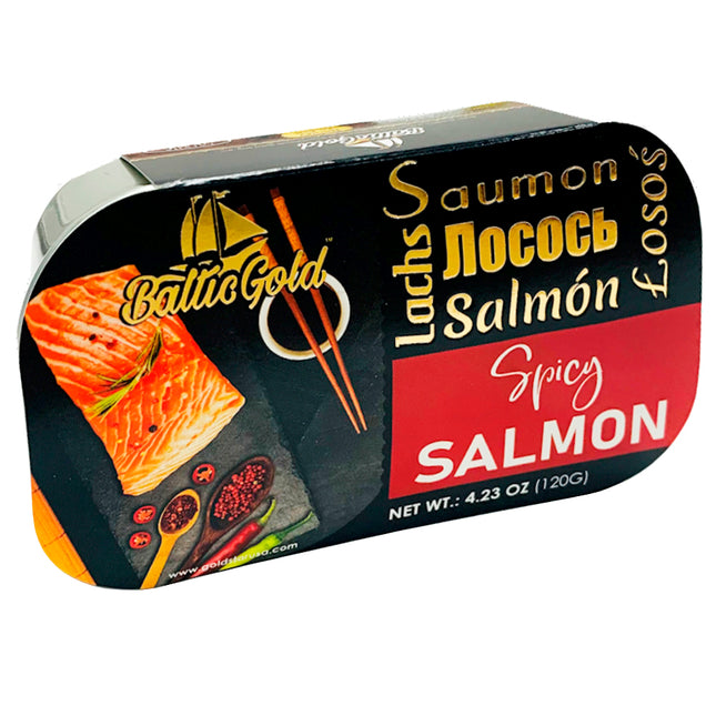 Atlantic Spicy Salmon, Baltic Gold, 120g/ 4.23oz