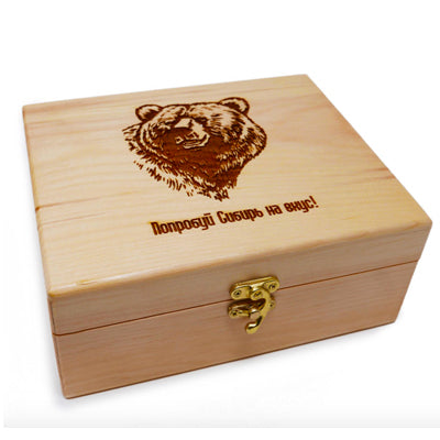 Gift Box "Siberian Treasures" 2D engraving