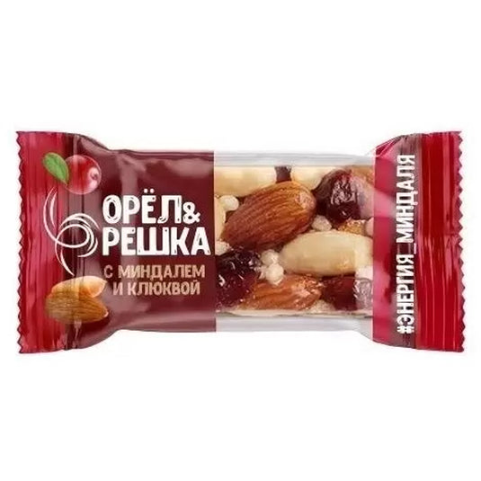 Grillage Candy Almond & Cranberry “Orel i Reshka”, Nevsky Confectioner, 226g/ 7.97oz