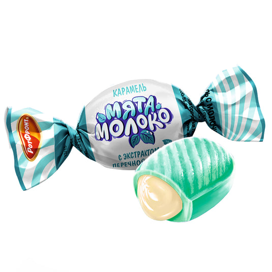 Mint-Milk Caramel with Milk Filling, Rot Front, 226g/ 7.97 oz