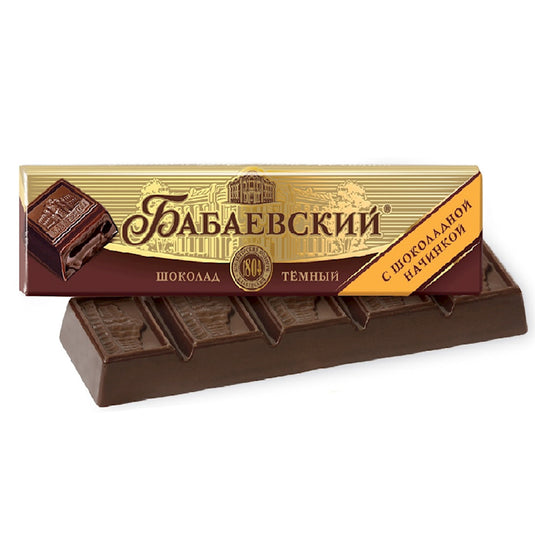 Chocolate Bar Babaevsky with chocolate filling 50g