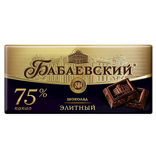 Dark Elite Chocolate Babaevsky, 200g