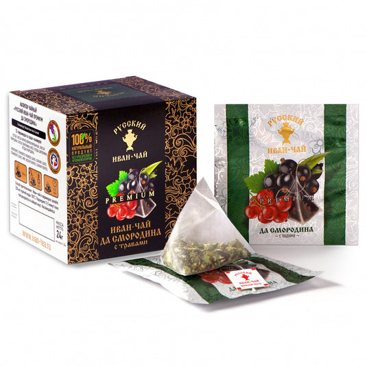Premium Ivan-Tea and Currant, 12 pyramids *2gr