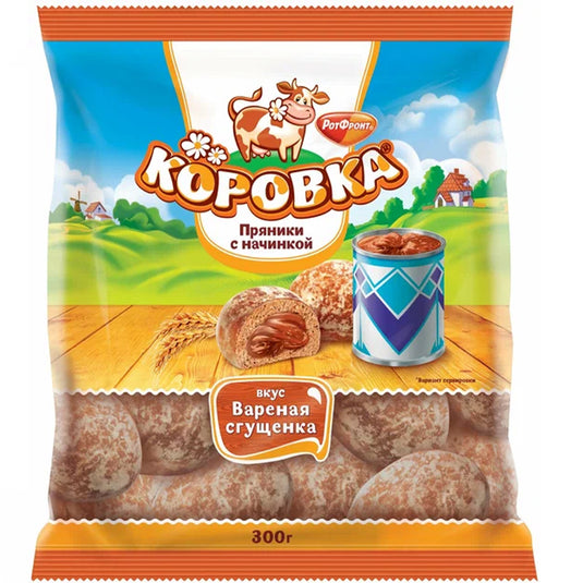 Gingerbread "Korovka" with Condensed milk Filling, 300g
