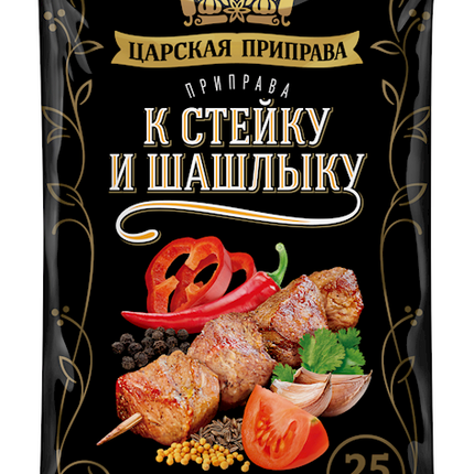 Seasoning for steak and shishkebab Tsarskaya Priprava 25 g