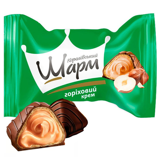 Вафельные конфеты с ореховой начинкой «Королевский шарм», 450 г