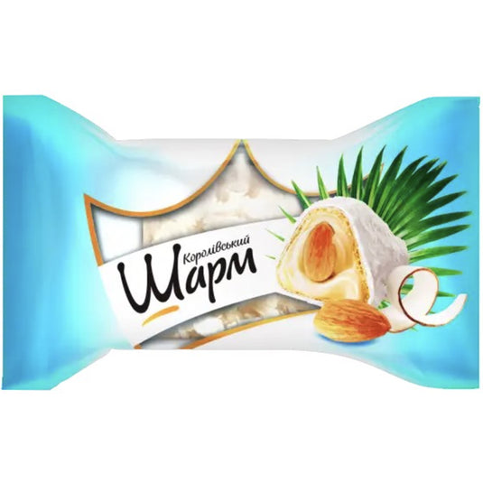 Вафельные конфеты с миндалем и кокосовым кремом «Королевский шарм», 450 г