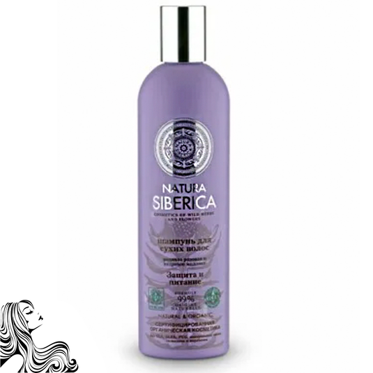 Shampoo Hair "Protection & Nourishing" for Dry Hair, Natura Siberica, 13.52oz/400ml
