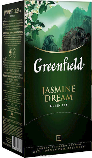 Greenfield Green Tea "Jasmine Dream" 25 count
