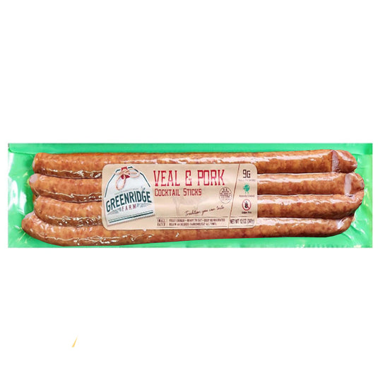 Свиные и телячьи кабаносы, копчёные колбаски-коктейли, 340 г