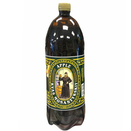 Kvass "Apple", Monastirsky, 2 liters / 67.7 fl oz
