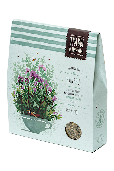Herbal tea "Bees&amp;Honey" Chabrets (Thyme) 80g