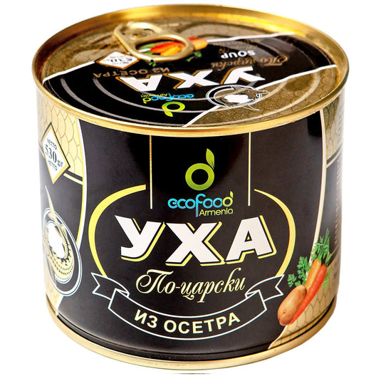 Sturgeon Fish Soup Ukha Royal Style, 530g/ 1.17 lb