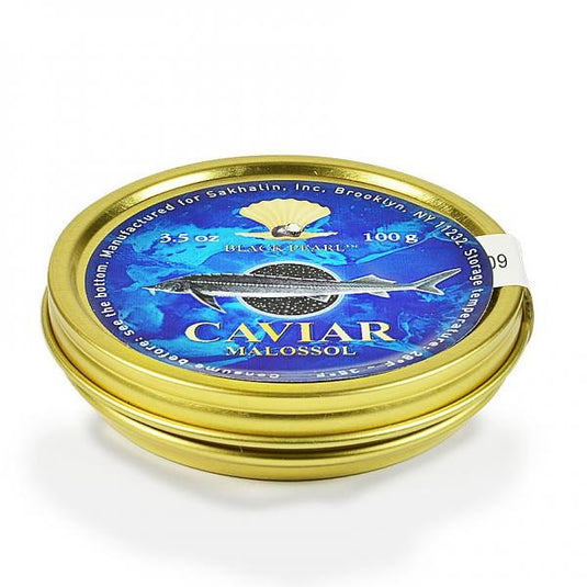 Premium Quality Sturgeon Caviar Black Pearl 100 g