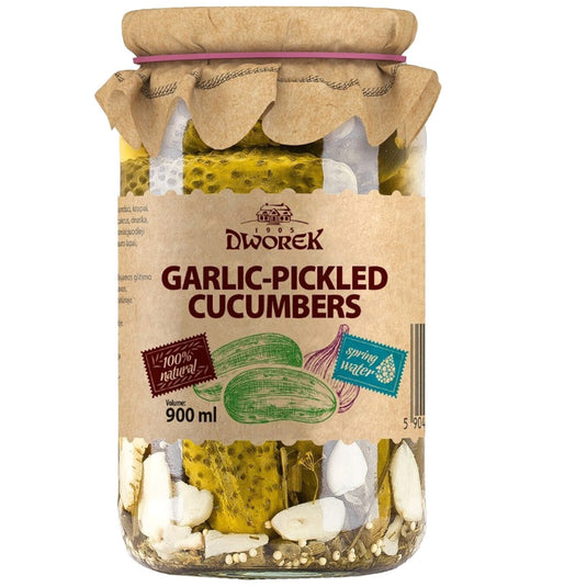 Pickles with Garlic Dworek 900 g