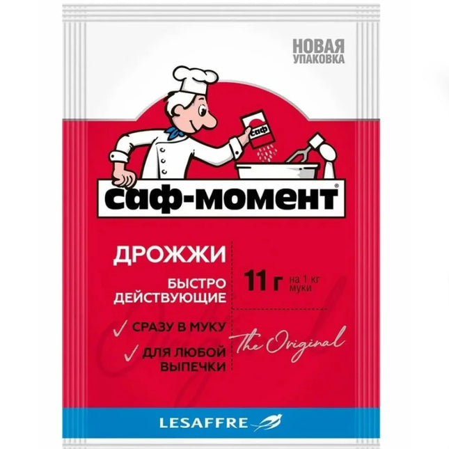 Baking Dry Yeast, Saf-Moment, 11 g