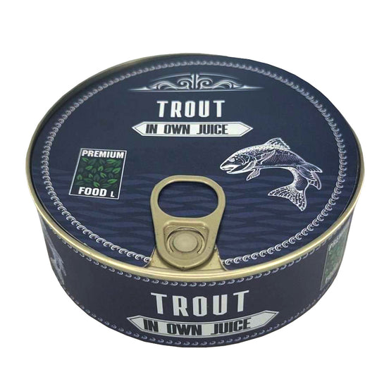Trout in Own Juice, Premium Food, 240g/ 0.53lb