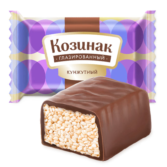 Glazed Sesame Kozinaki, Azovskaya CF, 7.97oz / 226g