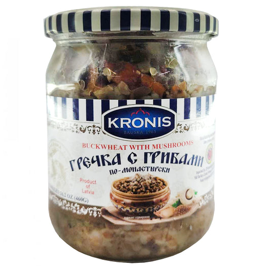 Buckwheat with Mushrooms Monastic Style, Kronis, 460g/ 16.23oz