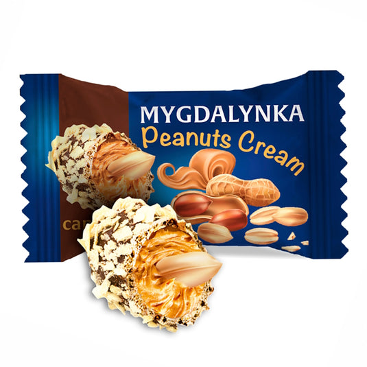 Chocolate Candies With Peanut Cream Filling, Mygdalynka, 226g/ 7.97 oz