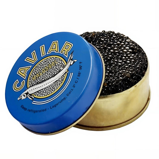 Black Sturgeon Osetra Caviar "Malossol", 250g/ 8.82 oz