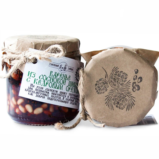 Pine Cone Preserve with Pine Nuts, Taiga Cache, 240g/ 8.4oz