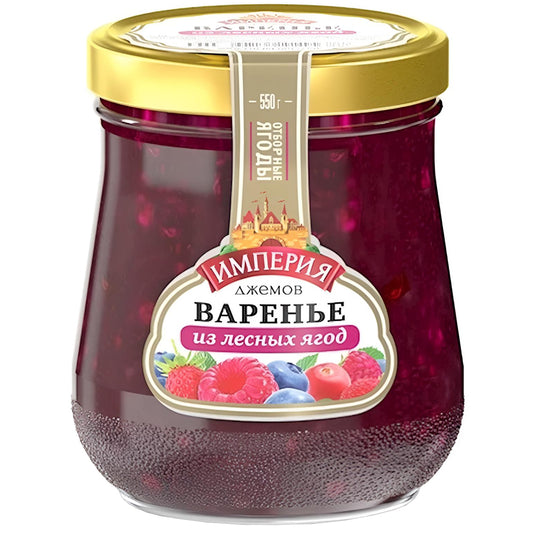 Wild Berries Preserve, Jam Empire, 550g