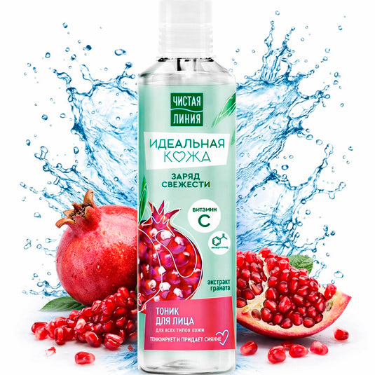 Face Care Tonic with Pomegranate Extract, Pure Line – 5.41 oz (160ml)