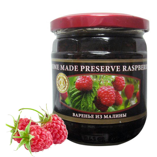 Homemade Preserve Raspberry, 17.63 oz / 500 g