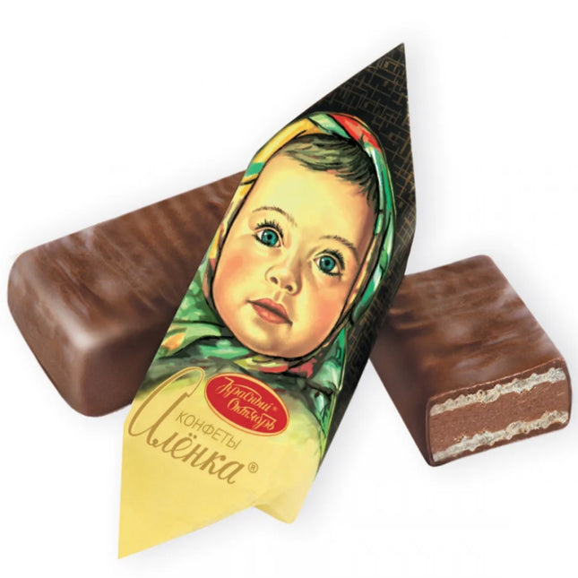Chocolate Candy "Alenka", Red October, 0.5 lb / 0.22 kg