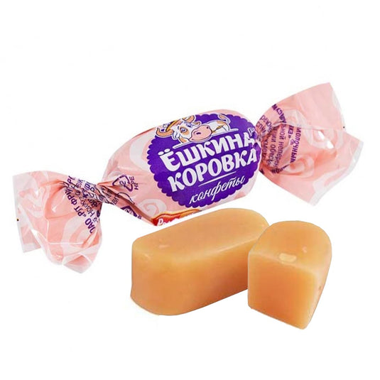 Unglazed Fondant Candy, Eshkina Korovka, Rot Front, 226g/ 0.5lb 