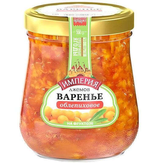 Sugar-Free Sea Buckthorn Jam, Jam Empire, 550 g