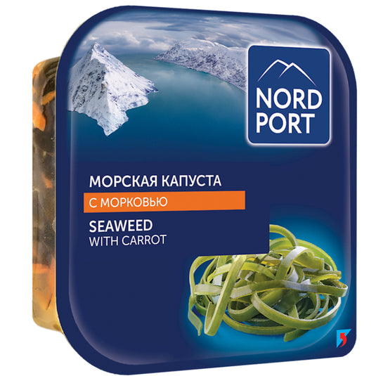Seaweed with Carrots, Nord Port, 200g / 7.05 oz