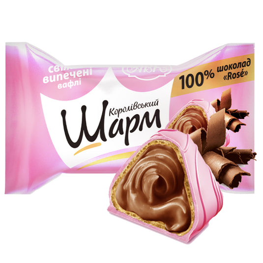 Waffle-Chocolate Chocolates "Rose Chocolate Cream", Royal Charm, 226g/ 7.97 oz